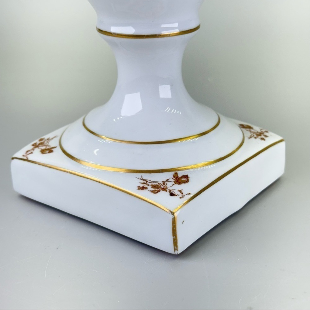 Handpainted French Porcelain Compote - Picture 6 of 10